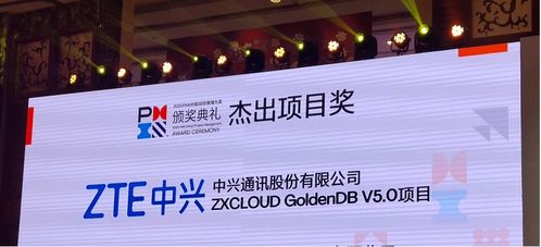 中興通訊GoldenDB榮膺2020年PMI中國項目管理大獎，通訊產品研發再創佳績